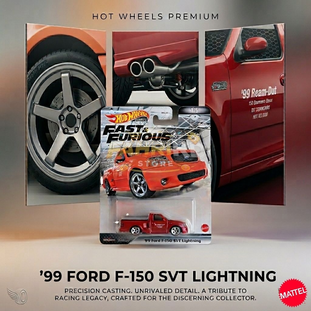 Hot Wheels Fast & Furious '99 Ford F-150 SVT Lightning