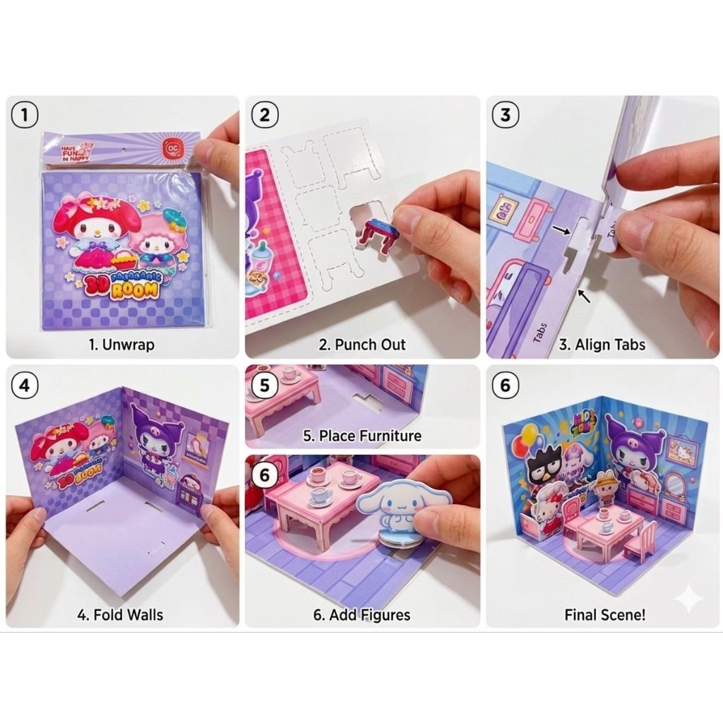 Stiker 3D room / 3D Panoramic / stiker DG / stiker viral