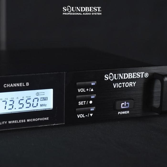 SOUNDBEST MICROPHONE WIRELESS VICTORY UHF (Nirkabel)