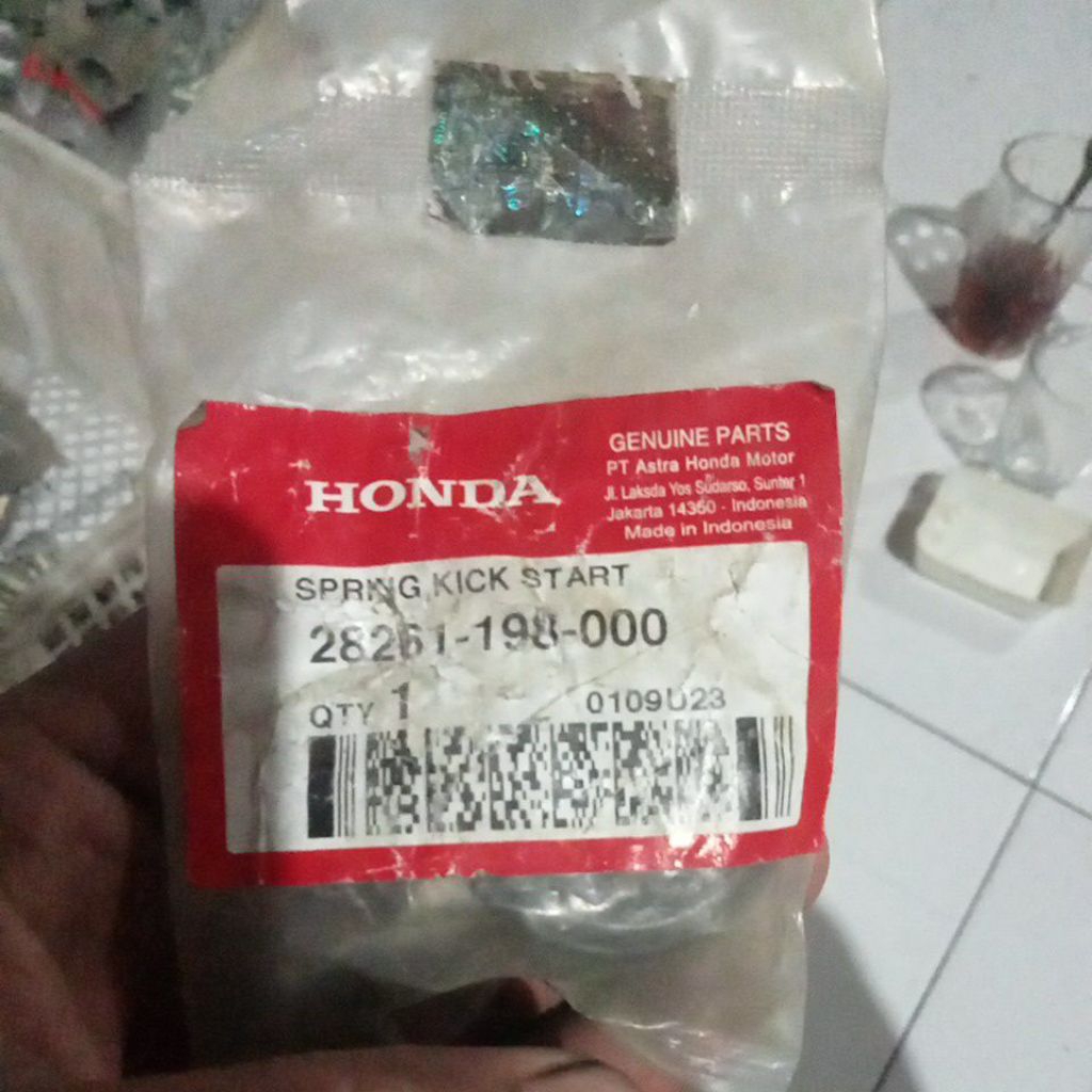 per kick starter per engkol Honda win original AHM 28261-198-000