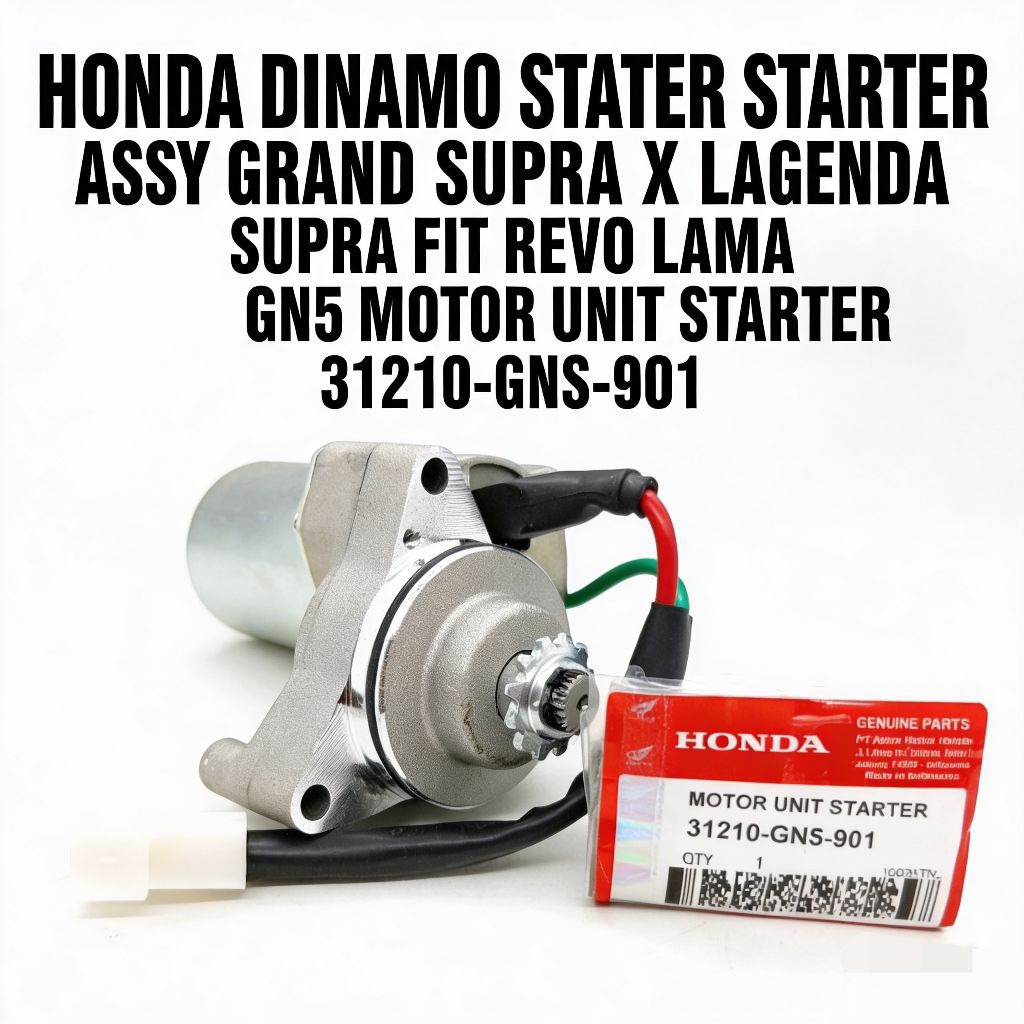 Honda Dinamo Stater Starter Assy Grand Supra X Lagenda Supra Fit Revo Lama GN5 Motor Unit Starter 31