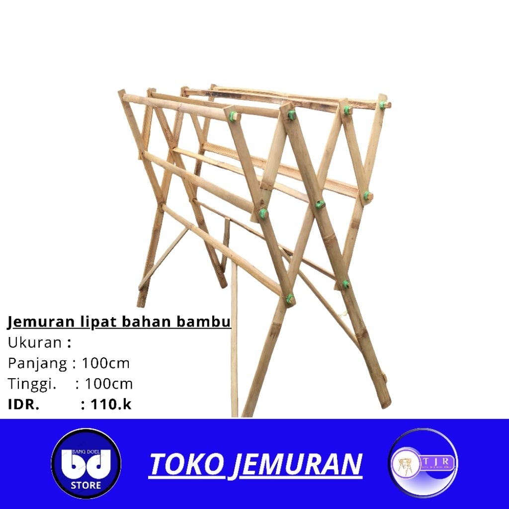 Jemuran bahan bambu