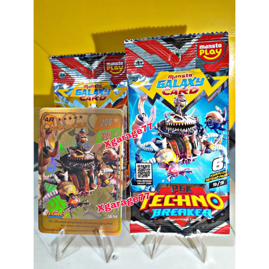Kartu Boboiboy Pek Blazing Frost Roksaksa AR (Kartu Emas)