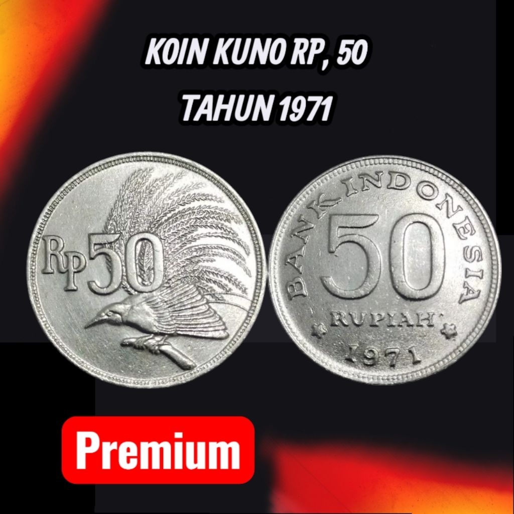 KOIN KUNO 50 RUPIAH TAHUN 1971