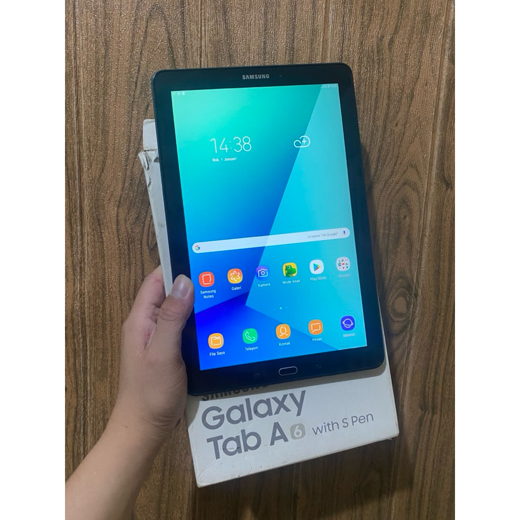 samsung tab A 2016 3/16gb 4g 10 inci resmi with s pen bisa kartu