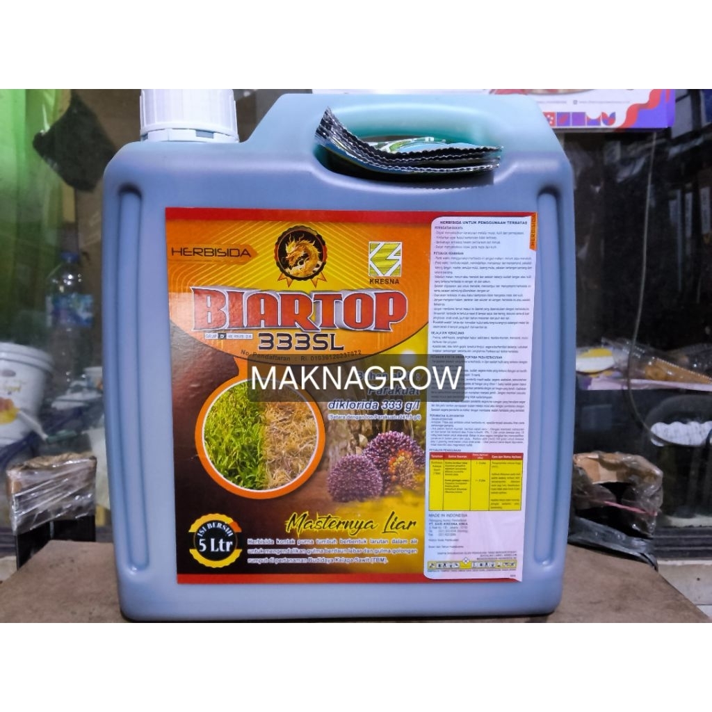 Herbisida kontak BIARTOP 333 SL Racun rumput 5 liter