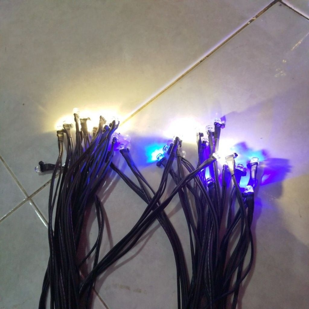 LED SERIBU BINTANG mix biru kuning 20meter