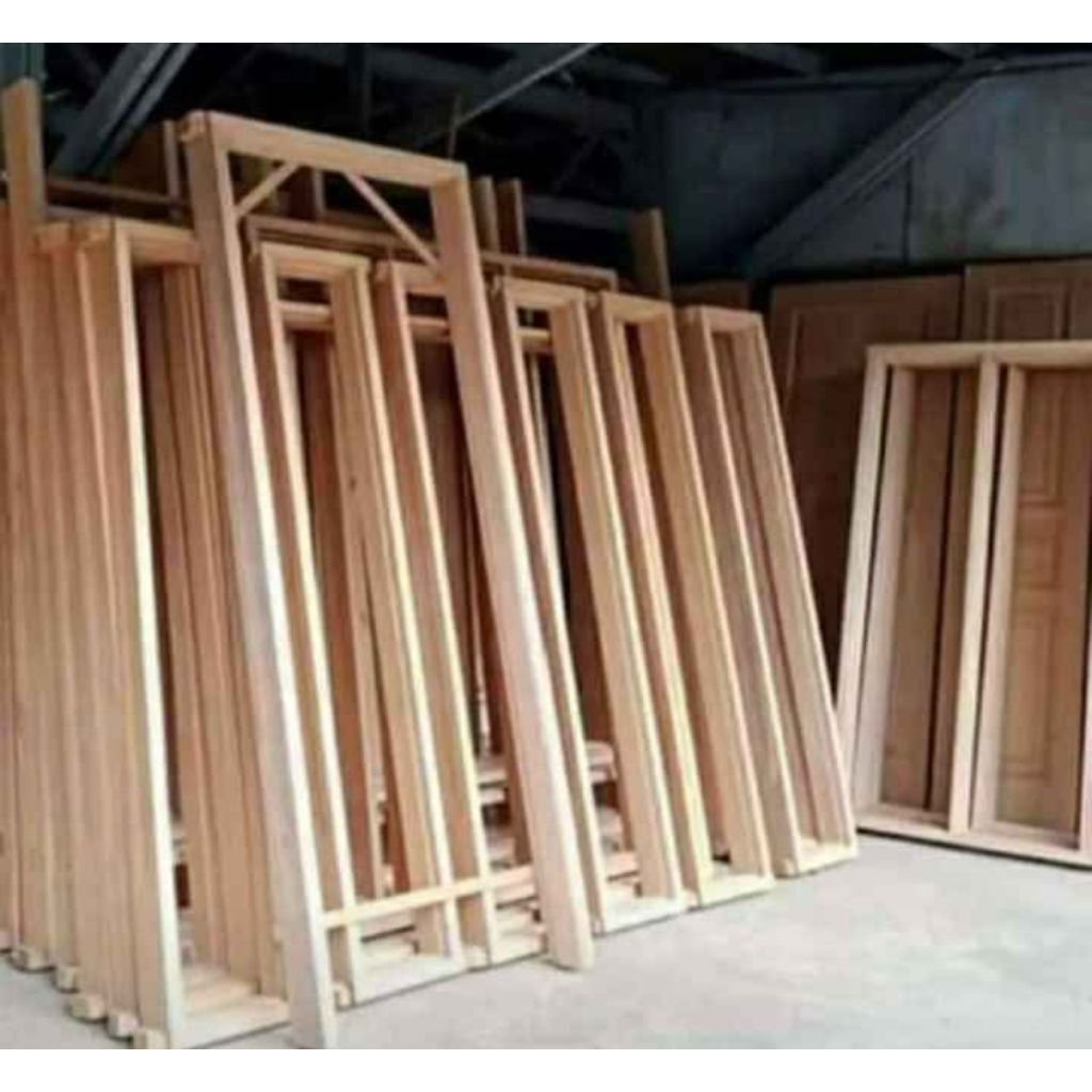 KUSEN PINTU / JENDELA CEK VARIAN KAYU MERANTI BAYUR