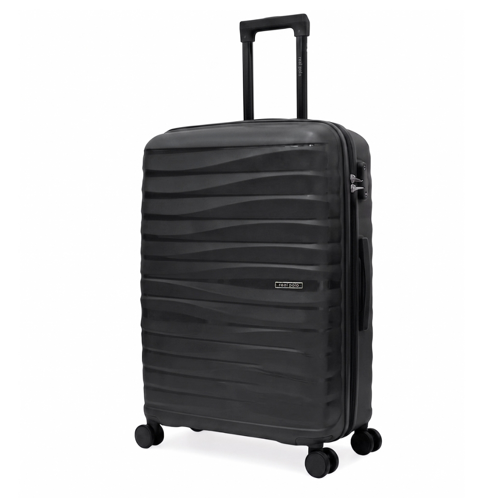 Real Polo Torres Koper Hardcase PP - 4 Roda Putar Expandable - Size 28 Inch