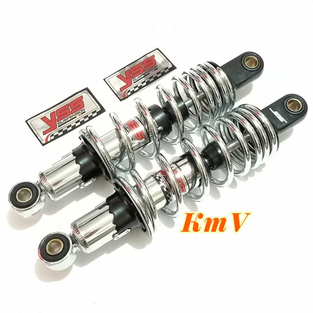 Shockbreaker / Shock Belakang Copy YSS 280MM Motor Vega ZR R Vega ZR New Force 1 Jupiter Z - Chrome