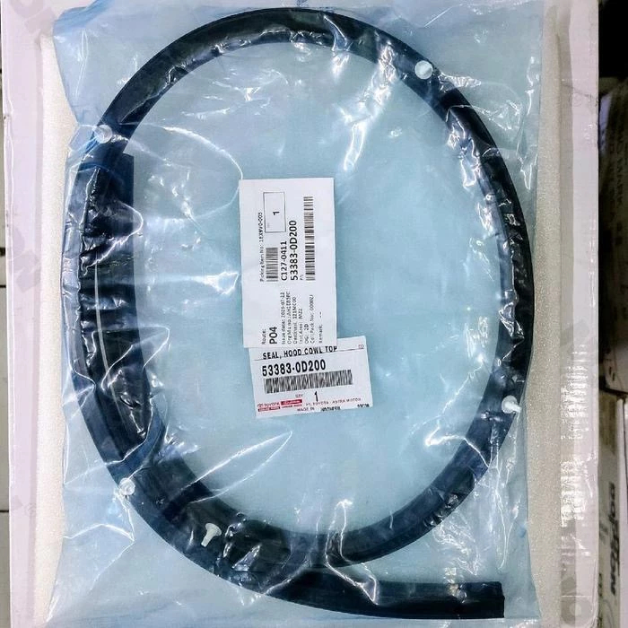 KARET COWL TALANG AIR KAP MESIN ALL NEW YARIS 2014-2022 ORIGINAL 53383-0D200