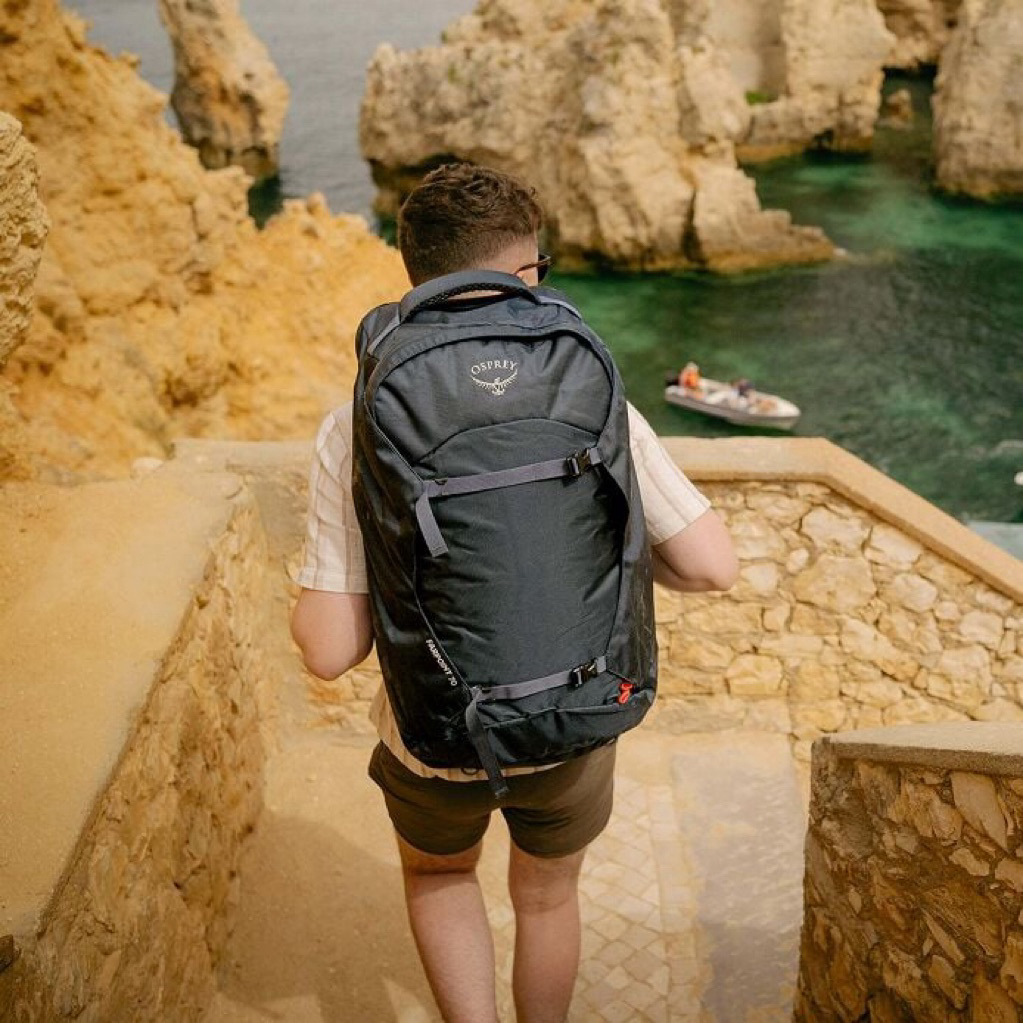 Tas Carrier Ransel Hiking Osprey Farpoint 70 Original 70L Backpack Travel Naik Gunung BNWT