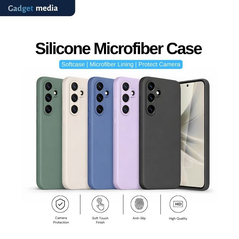 Silicon Microfiber Case Samsung Galaxy A56 A36 A26 A16 A13 A14 A15 A23 A24 A25 A33 A34 A35 A53 A54 A