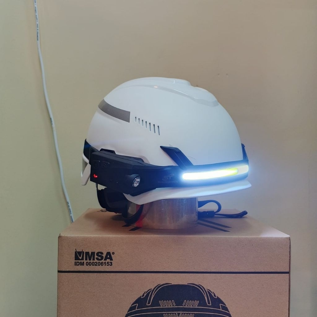 Headlamp Helm Safety / Senter Helm Safety Proyek
