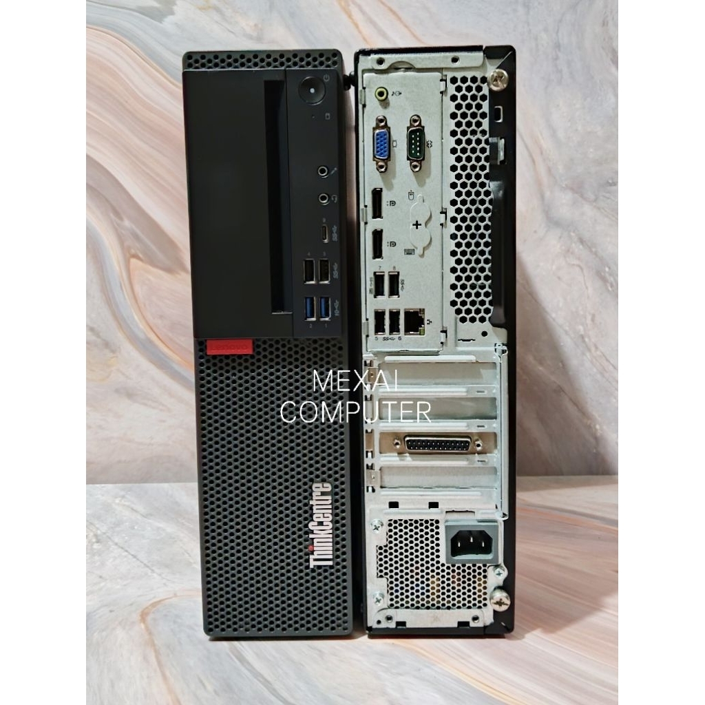 JUAL MURAH CPU LENOVO / PC LENOVO ThinkCentre M920s SFF CORE i5 GENERASI 8 8600 RAM DDR4 16GB SSD 51