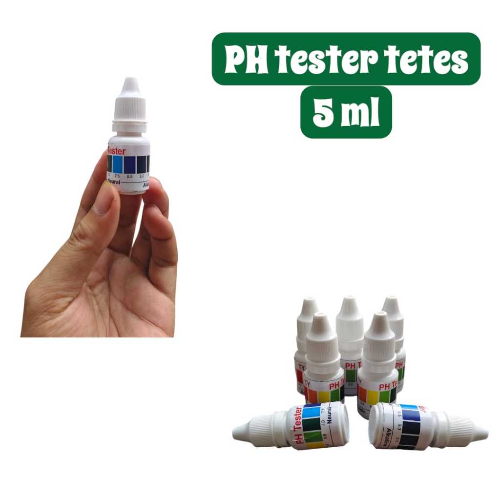PH tester cair 5 ml pH tester tetes
