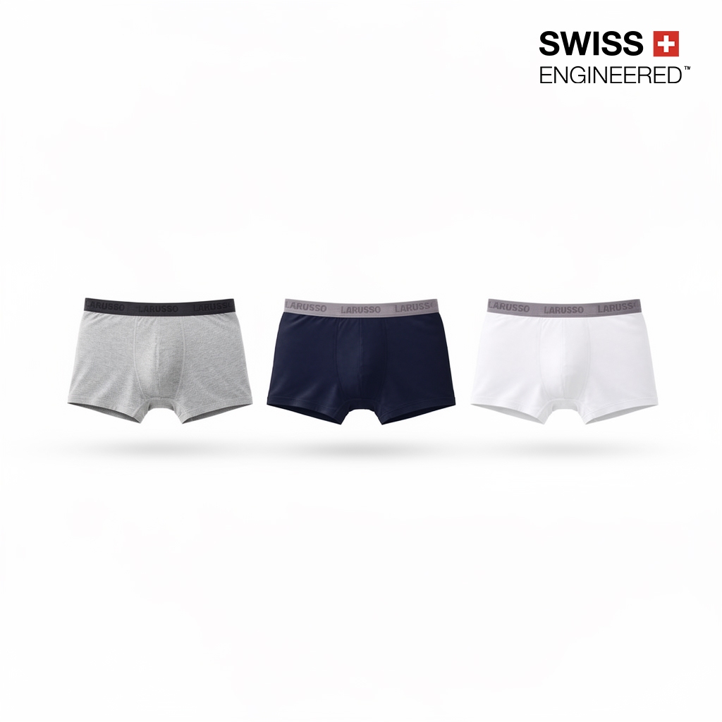 LARUSSO Men's Trunks Underwear Seamless Boxer - Celana Dalam Boxer Pria