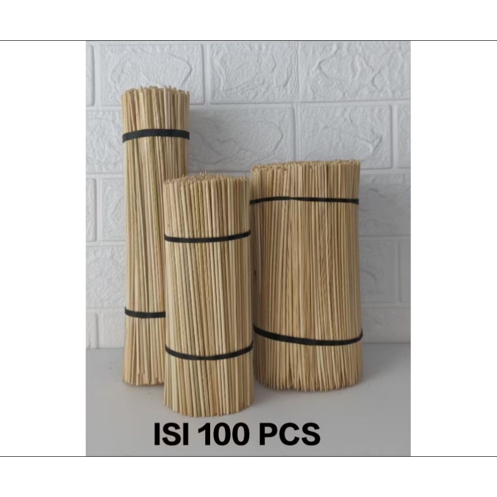 100 pcs Tusuk bambu tusuk buket tusuk sate