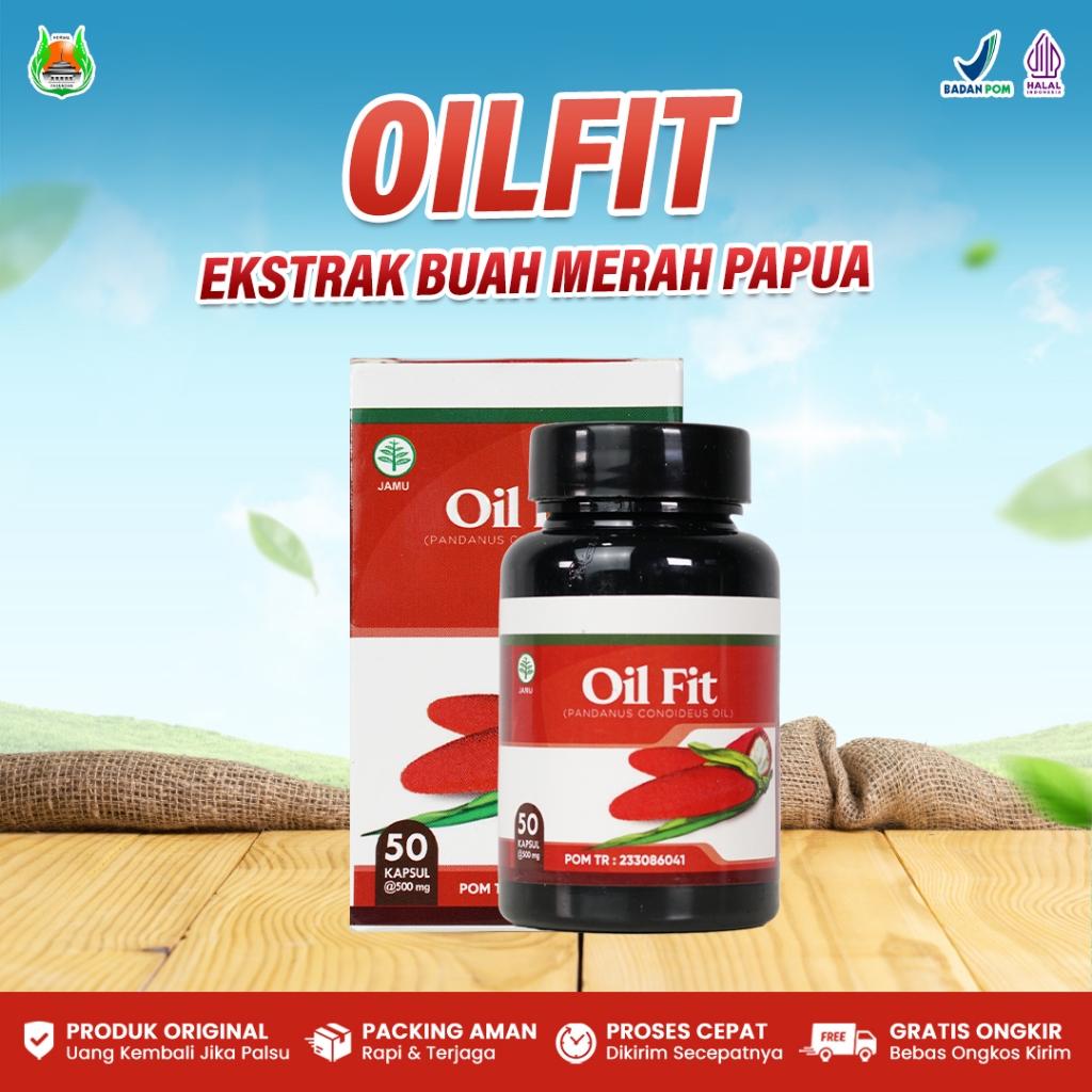 Herbal Pasundan - Oil Fit Kapsul Untuk Kesehatan Isi 50 Kapsul