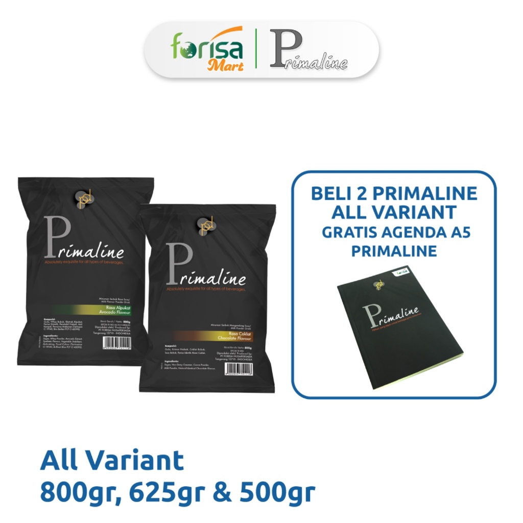 Spesial Bundle Primaline Semua Rasa x2 Bonus Agenda A5 Primaline