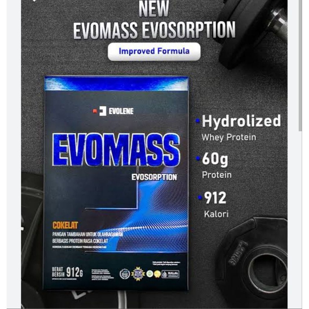 Evomass Evo Mass Evolene 912 gr gram