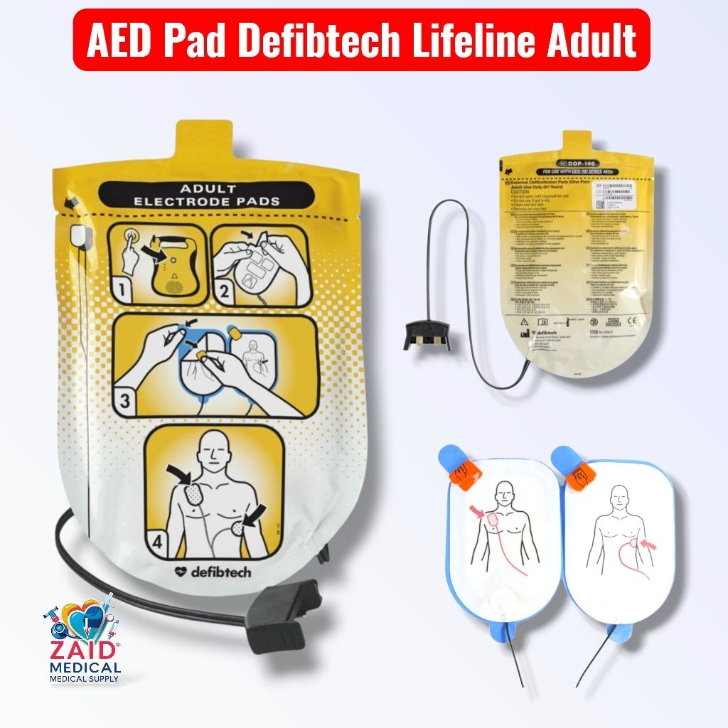AED PAD/ PADS AED DEFIBTECH LIFELINE
