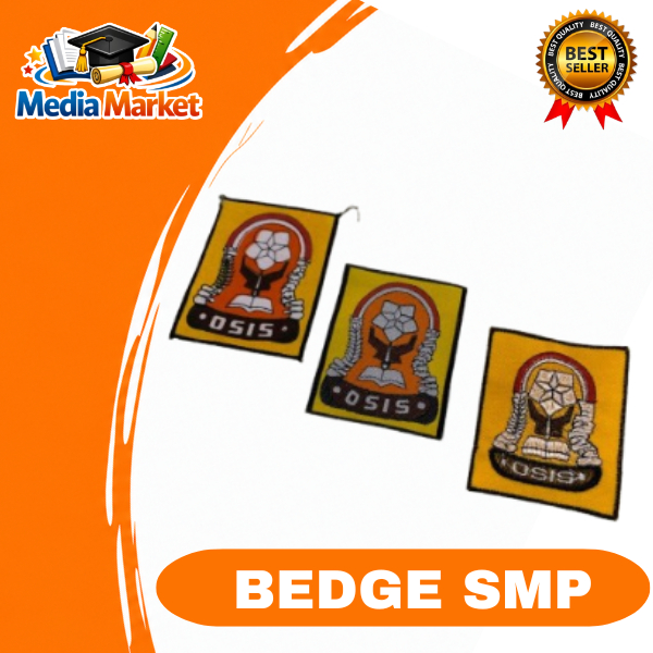 BEDGE BORDIR DAN SABLON LOGO OSIS SMP / SMA