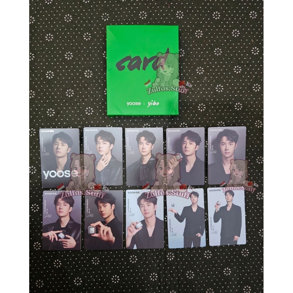 [READY STOCK] Official PC Photocard Wang Yibo x Yoose