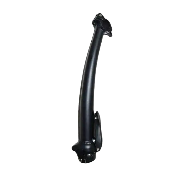 Handlepost Lengkung Sepeda Lipat Tipe Crocked Bahan Alloy