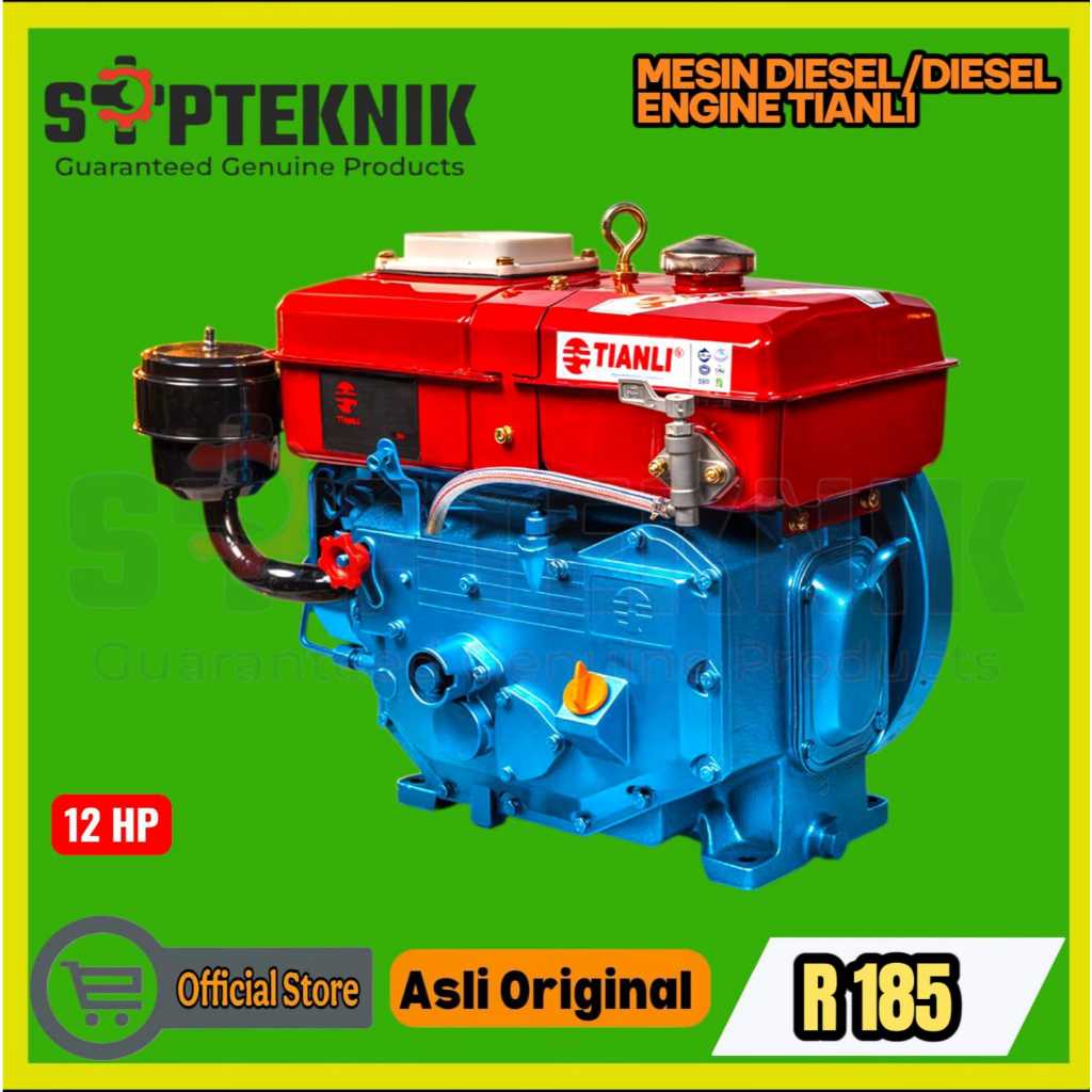 MESIN DIESEL/ENGINE DIESEL R185 12HP TIANLI