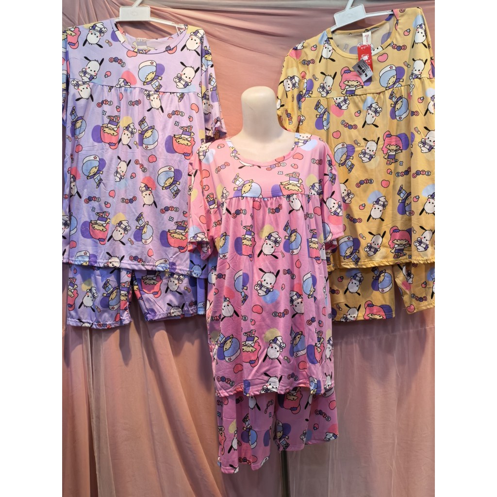 setelan baby Doll,baju tidur pendek