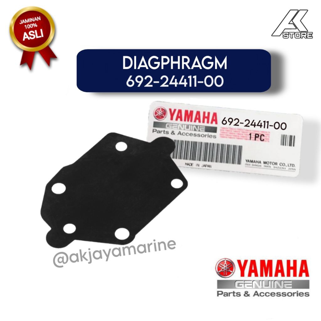 DIAPHRAGM 692-24411-00 | Diapragma mesin tempel Yamaha 25PK 40PK 85PK
