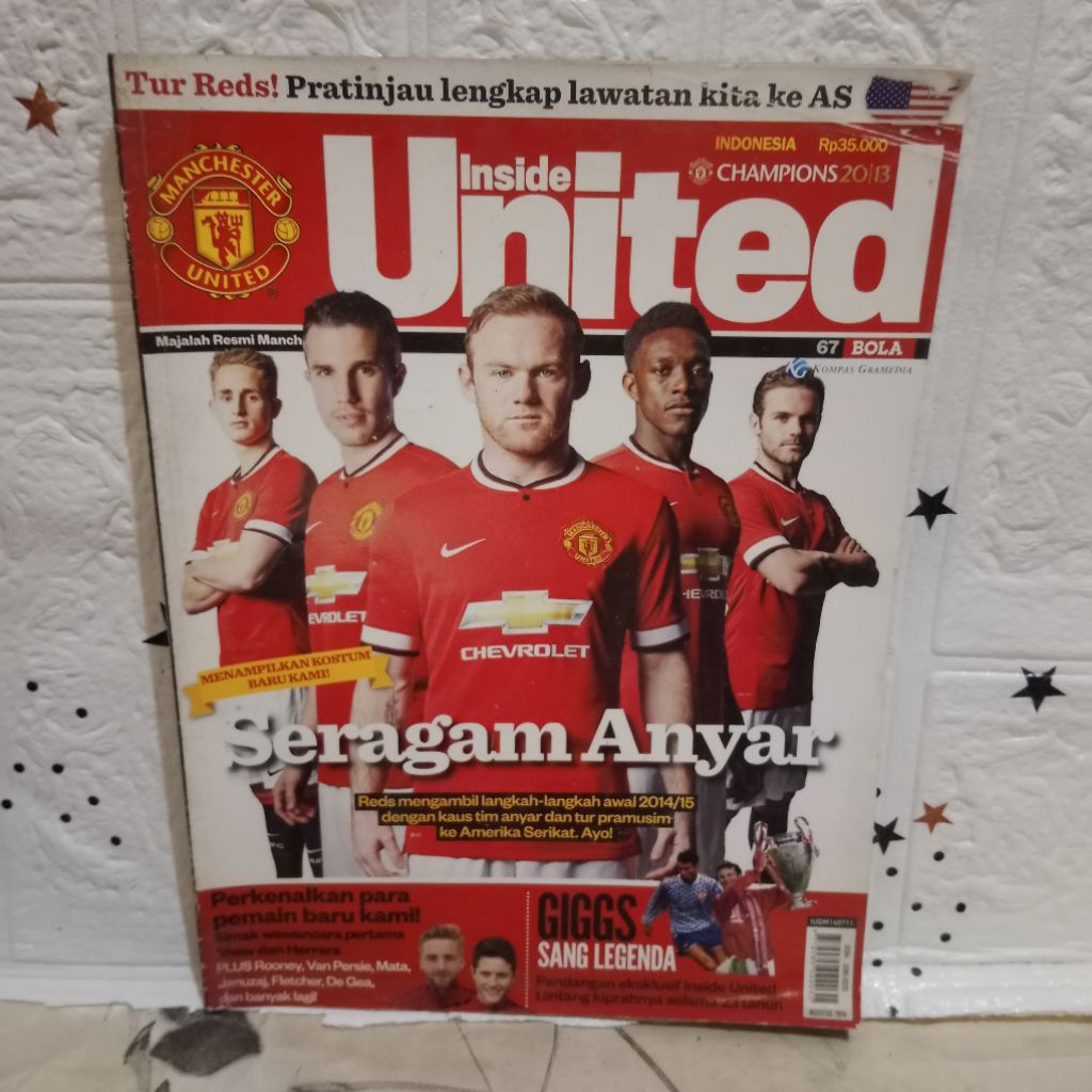 MAJALAH BOLA INSIDE UNITED AGUSTUS 2014