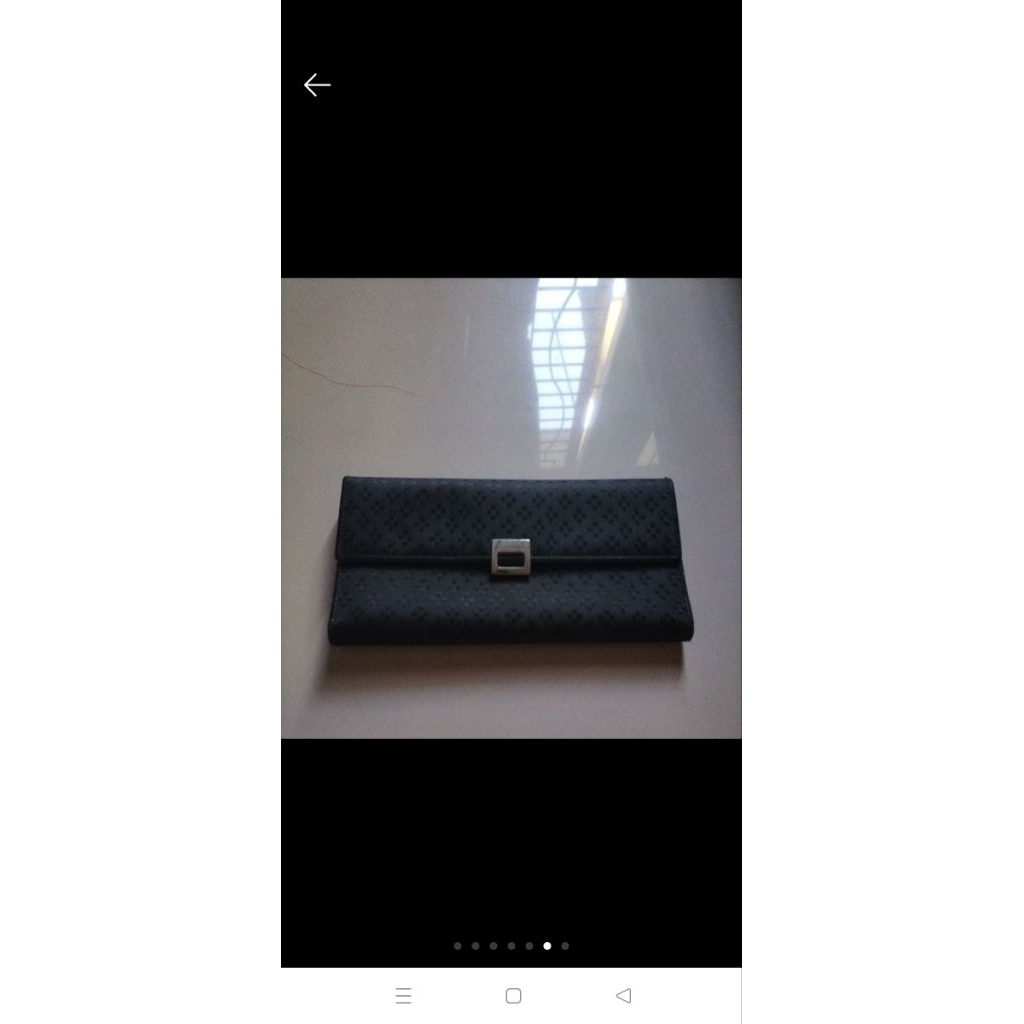 Dompet canvas hitam dkny