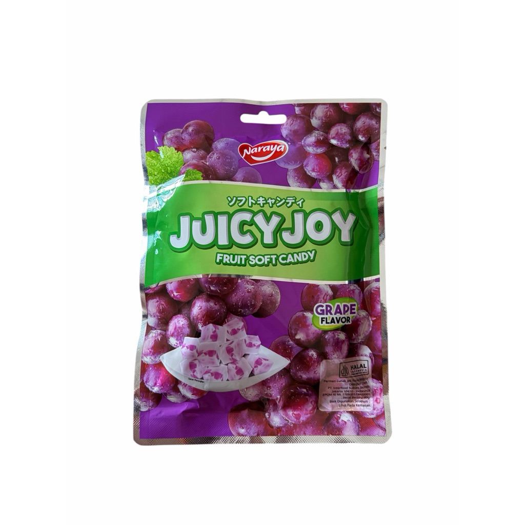 Naraya Juicy Joy Grape Soft Candy 80g
