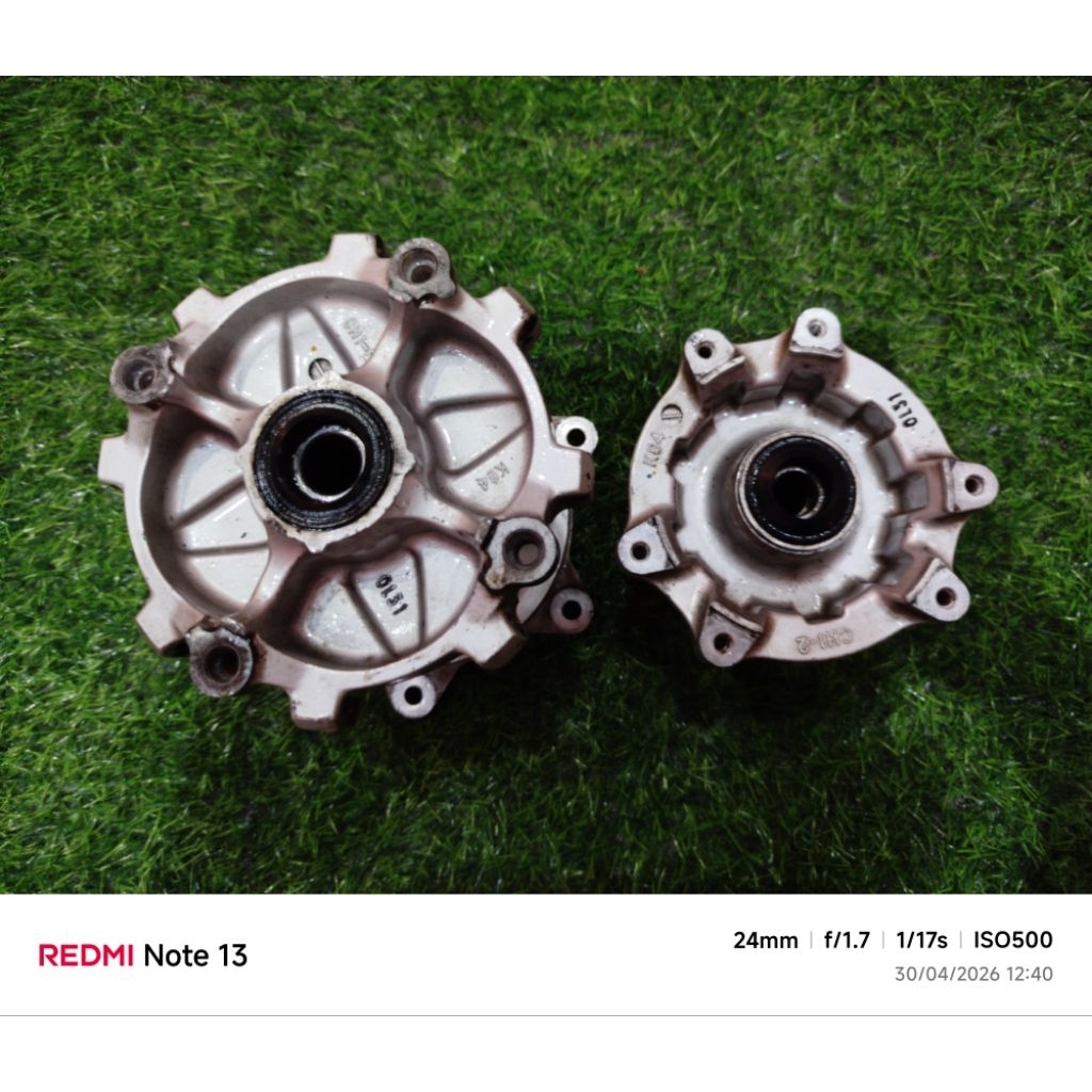 Tromol Set Depan Belakang CRF 150 L Original Honda hole 32 36