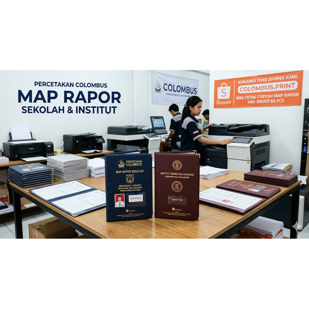 MAP RAPOR/IJAZAH CUSTOM, TIMBUL ISI PLASTIK PP BENING 2-40 lembar