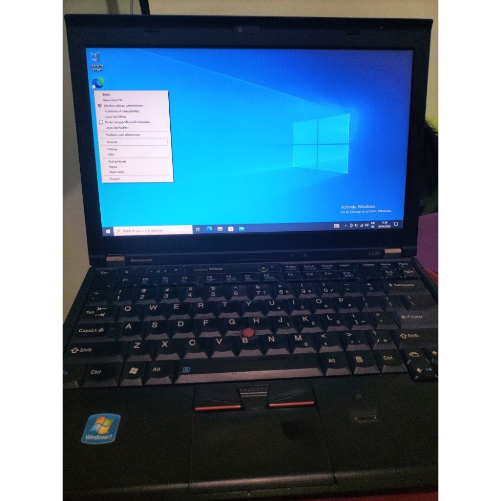 laptop Lenovo Thinkpad x220 core i5