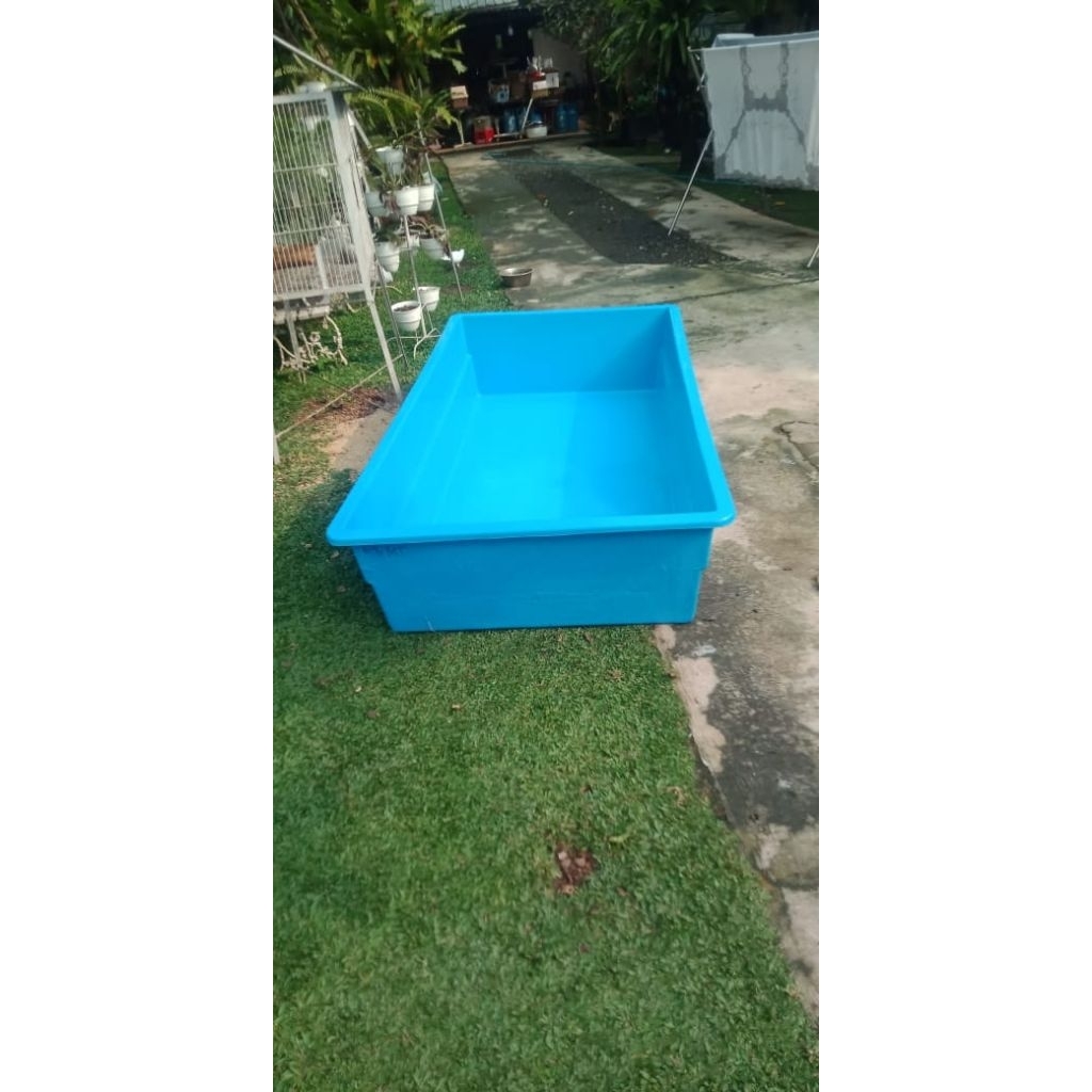 Bak Fiber kolam Ikan uk 200x100x40 Cm