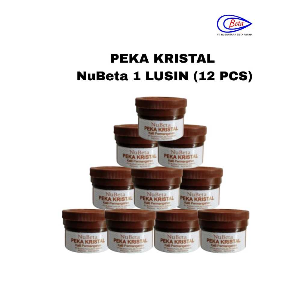 [1 LUSIN] PEKA Kristal Nubeta 5gr | PK kRISTAL Antiseptik Untuk Kulit ISI 12 pcs