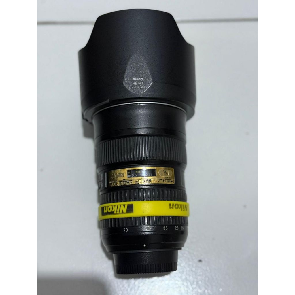 Lensa nikon 24-70 mm f2.8 VR II Nano Like New