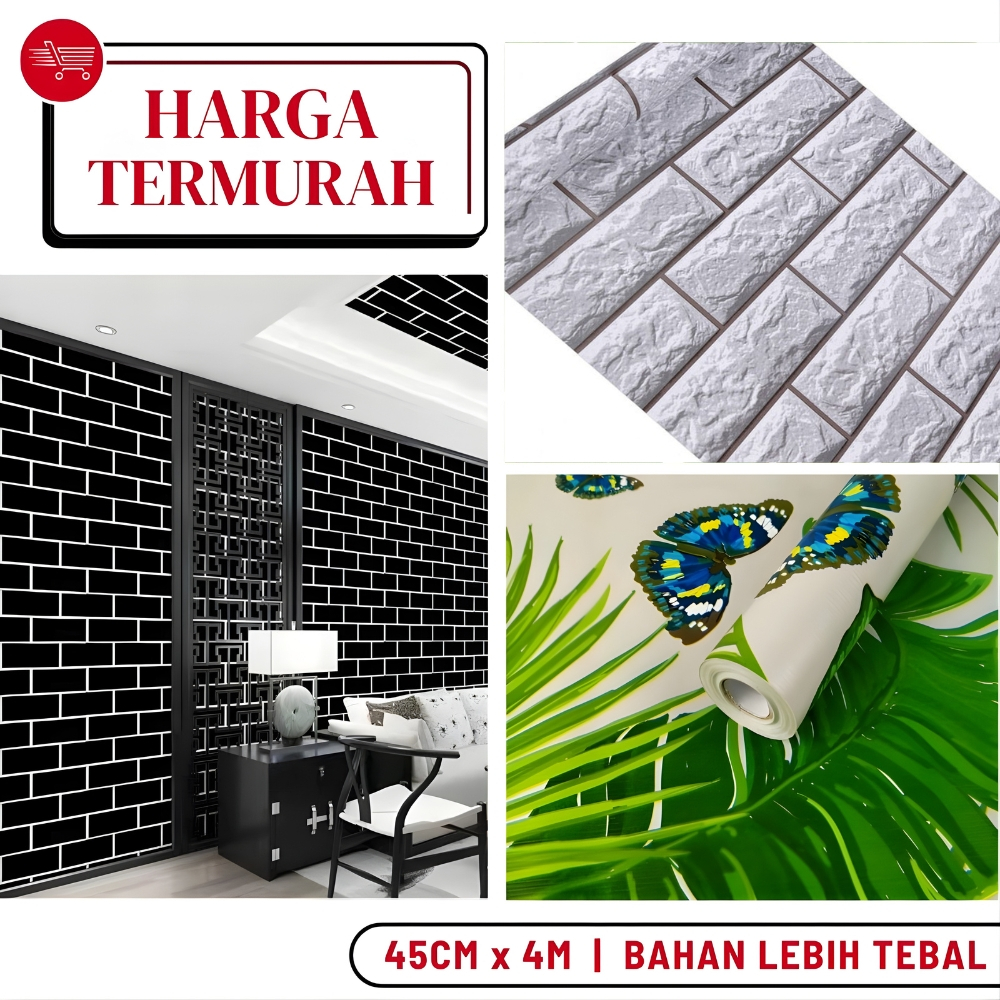 PROMO TERBAIK - Wallpaper Dinding Ruang Tamu Motif Daun Wallpaper Daun Wallpaper Dinding Motif Alam
