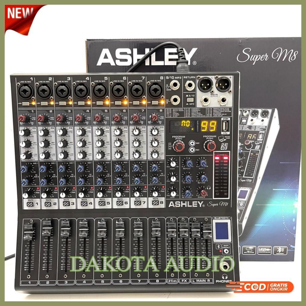 Mixer Ashley Super M8 8channel Compressor Original Mixer Ashley superm8 Mixing 8 the best Paling Lar