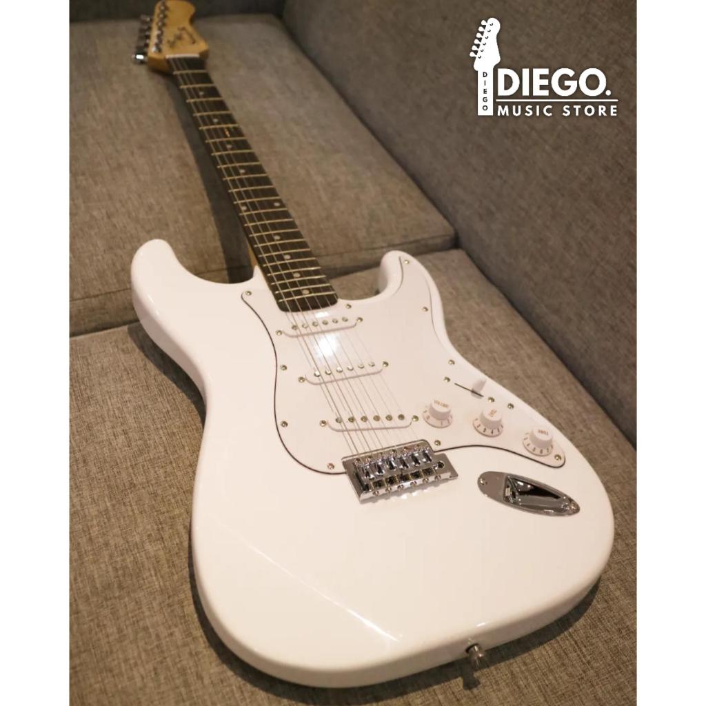 STINGER STRATOCASTER WHITE SST10 WH / STINGER S-ST-10-WH