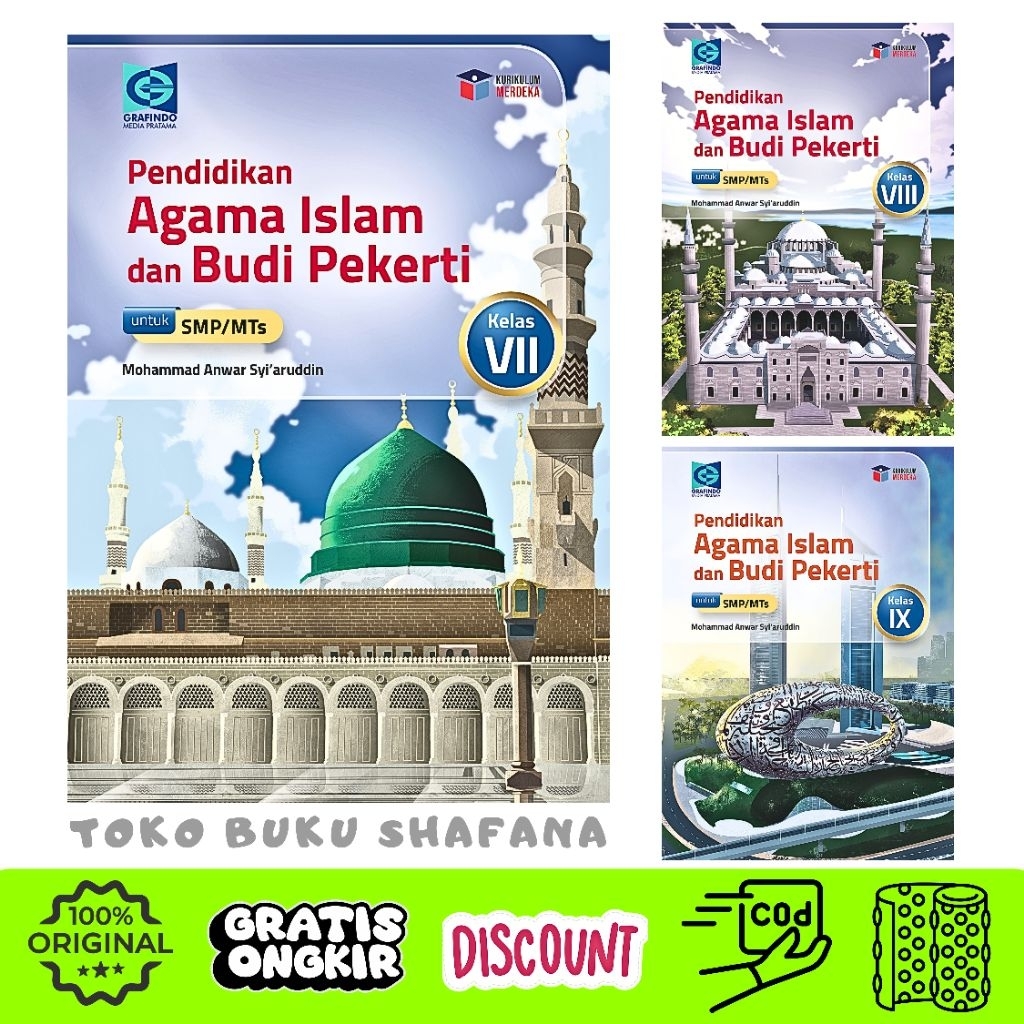 Pendidikan Agama Islam Grafindo Untuk SMP/MTs Kelas 7 8 9 Kurikulum Merdeka 2026 Buku Pelajaran