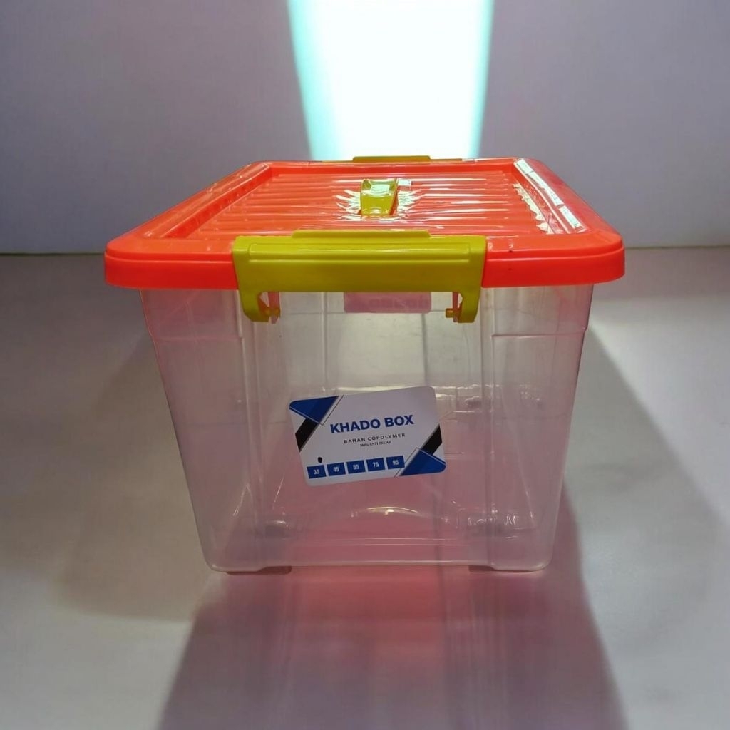 (KHADO) CONTAINER BOX 35 LITER CLEAR
