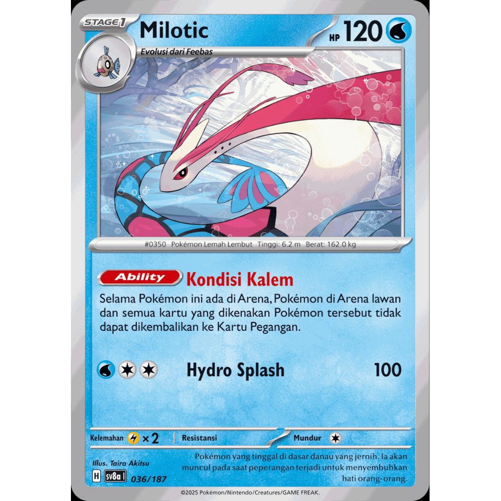 Tcg Pokemon Milotic #036