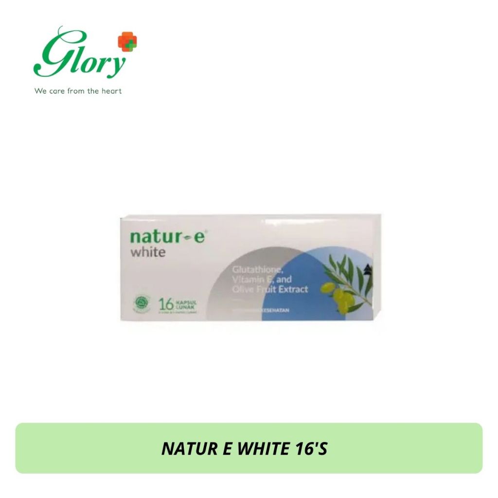 Natur E White Vitamin E untuk Kulit (16 Kapsul)