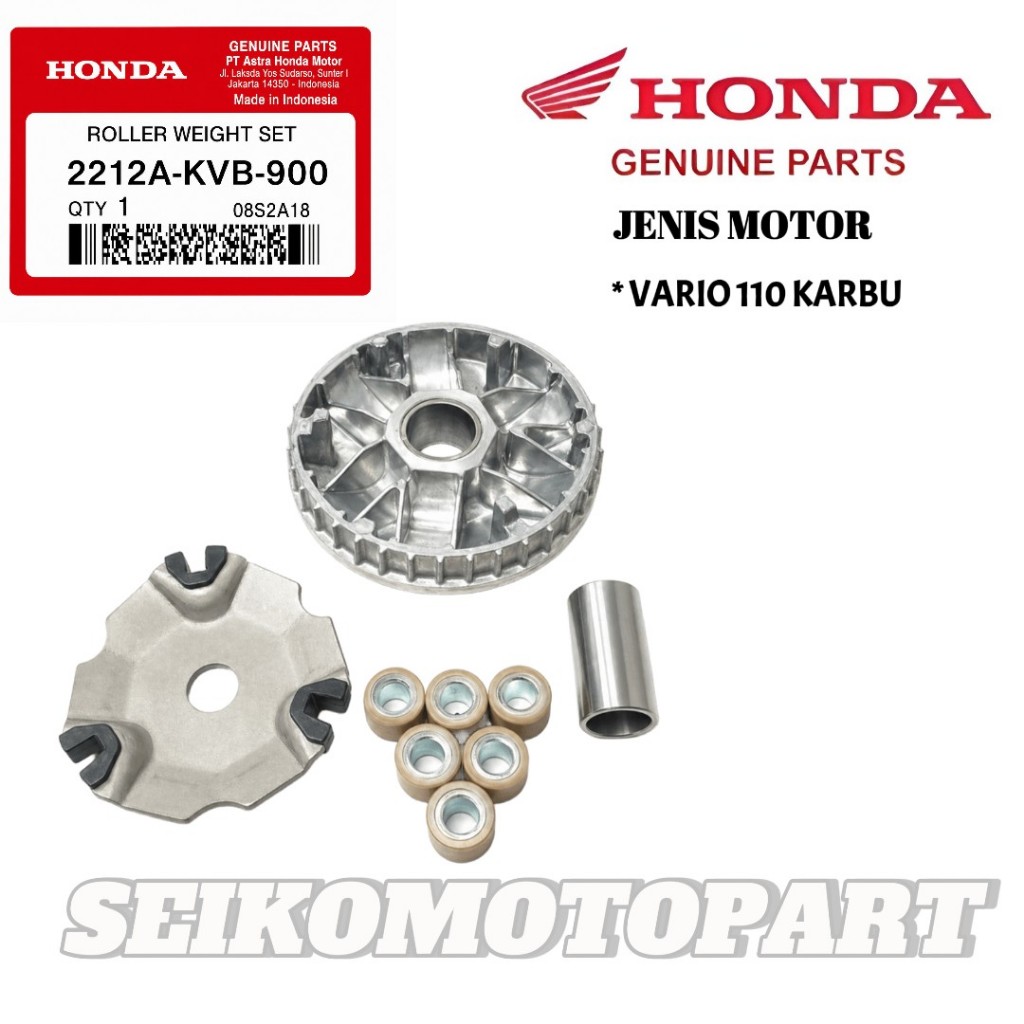 Rumah Roller Assy KVB Motor VARIO KARBU, VARIO 110 KARBU