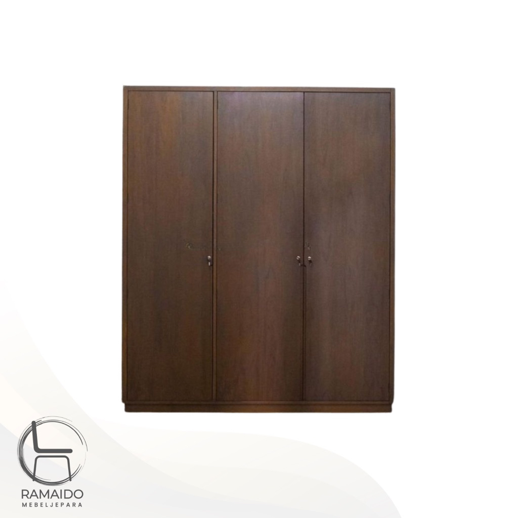 lemari minimalis kayu jati | lemari pakaian kayu jati minimalis